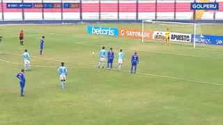 Los trujillanos golpearon primero: Fernández puso de penal el 1-0 en el Sporting Cristal vs. Mannucci [VIDEO]