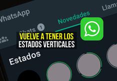 WhatsApp: la guía para activar el modo vertical en los estados