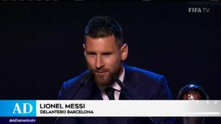 Lionel Messi ganó el premio The Best al mejor jugador de la FIFA