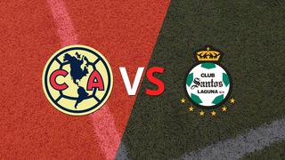 Club América logró igualar el marcador ante Santos Laguna