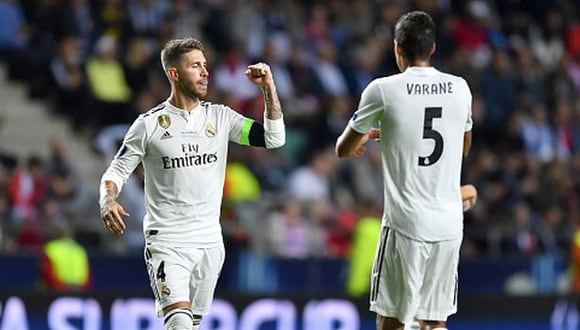 Ramos y Varane coincidieron en  227 partidos en el Real Madrid. (Foto: Getty Images)
