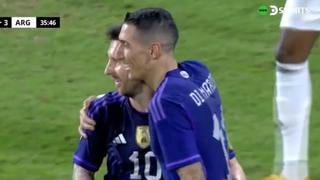 Está hecho un demonio: Di María anotó el 3-0 de Argentina vs. Emiratos Árabes [VIDEO]