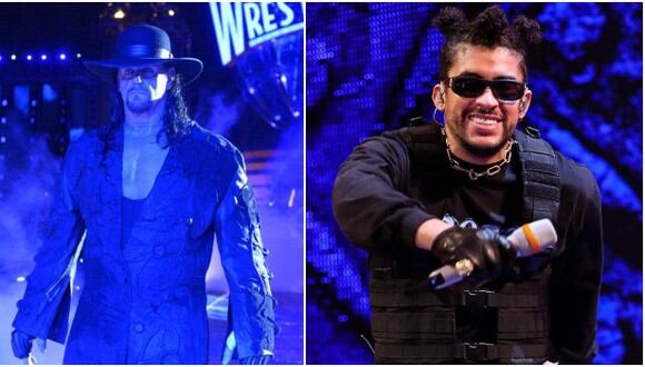 The Undertaker felicitó a Bad Bunny tras su paso por WWE. (WWE)