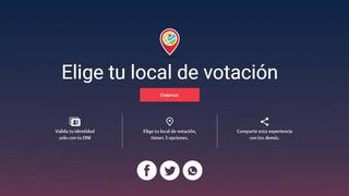 ONPE: por qué la plataforma me permite elegir hasta 3 locales de votación