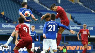 ¡Sin público y ni goles!  Liverpool empató en su visita a Everton por el reinicio de la Premier League