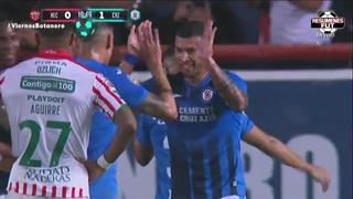 Es una ‘Máquina’: Bryan Angulo puso el 1-0 en el Cruz Azul vs. Necaxa [VIDEO]