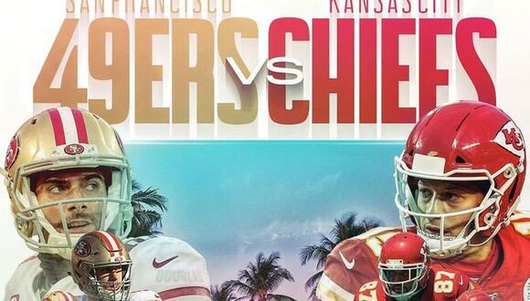 Kansas City Chiefs vs. San Francisco 49eres definirán al ganador del Super Bowl LIV. (Foto: NFL)