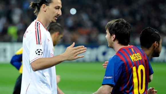 Lionel Messi y Zlatan Ibrahimovic compartieron vestuario en el Barcelona durante la temporada 2009-10. (Foto: Getty Images)