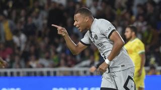 Con doblete de Mbappé: PSG goleó 3-0 al Nantes por la Ligue 1 de Francia 