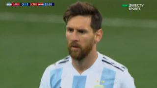 El lamento de Messi: la reacción del '10' de Argentina tras el error de Caballero