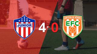 Junior golea 4-0 como local a Envigado