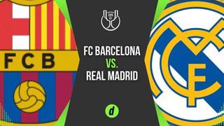 A qué hora juega Barcelona-Madrid y en qué canales ver streaming