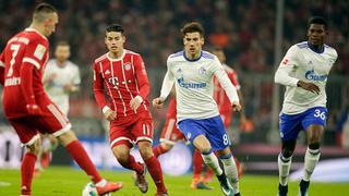 Con James Rodríguez: Bayern Munich venció 2-1 a Schalke 04 por la fecha 22 de la Bundesliga