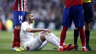 Karim Benzema estará de baja un mes y podría perderse clásico ante Barcelona