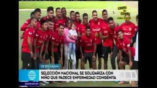 Selección peruana tuvo noble gesto con un menor que padece de una enfermedad congénita