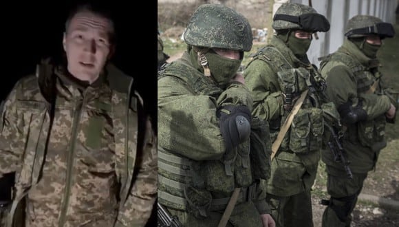 El soldado ucraniano también aseguró que están tratando "bien" a los rusos rendidos. (Foto: Composición)