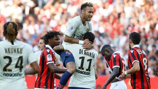 Venga ese abrazo: PSG goleó 3-0 como visitante al Niza por fecha 8 de la Ligue 1