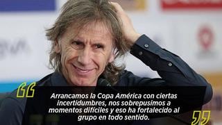 Las mejores frases de Ricardo Gareca: "Llegar a una final de Copa América no nos tiene que confundir" [FOTOS]