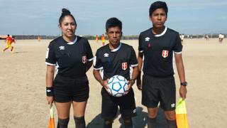 Copa Perú: madre e hijo arbitraron en Lambayeque
