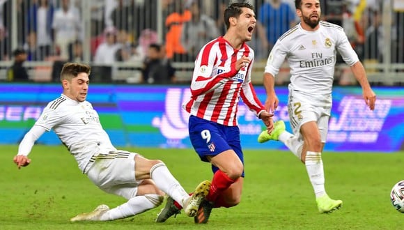 Real Madrid se impuso 4-1 en los penales al Atlético de Madrid luego de igualar 0-0. (Foto: AFP)