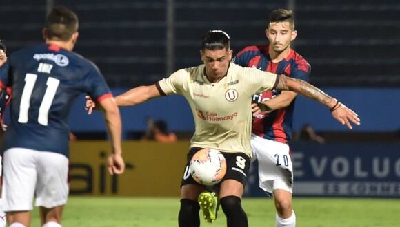 Universitario perdió 1-0 ante Cerro Porteño por Copa Libertadores. (AFP)