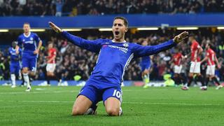 Chelsea: Eden Hazard marcó un golazo para liquidar al United de Mourinho