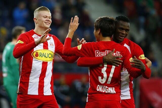 Club: Red Bull Salzburgo | Empresa: Red Bulls (bebidas energéticas). (Getty)