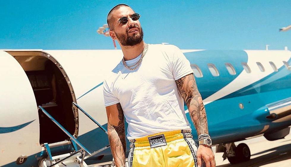 Maluma se presentó en Ibiza, España, pero no sin antes disfrutar de sus hermosas playas. (Foto: @maluma)
