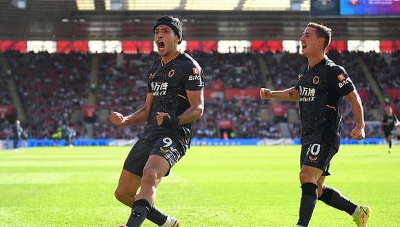 Raúl Jiménez anotó el único gol del partido entre Wolverhampton y Southampton por la Premier League (Foto: Getty Images).