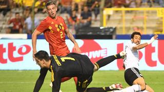 Bélgica ganó 3-0 a Egipto en su penúltimo partido antes de Rusia 2018