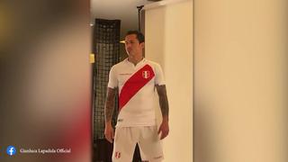 Gianluca Lapadula posó con la nueva camiseta de la selección (VIDEO)