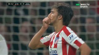 ¡Otra vez tú! Joao Félix estuvo a poco de marcar el 1-0 del Atlético ante el Real Madrid [VIDEO]
