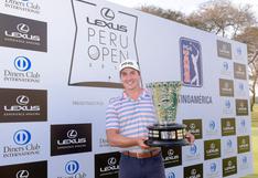 Golf: estadounidense Charlie Saxon ganó el Lexus Perú Open 2017