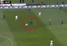 No hay ‘Gato’ que lo pare: Pedro Aquino dejó en el piso a Benzema en el América vs. Real Madrid [VIDEO]