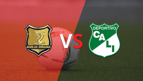 Deportivo Cali logró igualar el marcador ante Águilas Doradas Rionegro