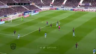 En la primera llegada: Mina despierta fantasmas en el Camp Nou e iguala el Barcelona vs Celta [VIDEO]
