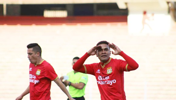 Luis Benites es el actual goleador de la Liga 1. (Foto: Sport Huancayo)