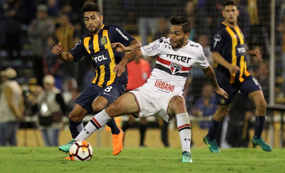Rosario Central y Sao Paulo empataron 0-0 por la Copa Sudamericana 2018. (Agencias)