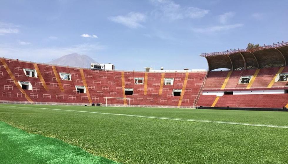 Perú vs. Costa Rica: así luce el gramado de la UNSA.