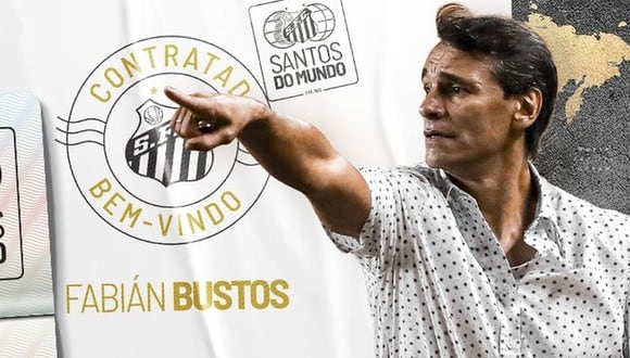 Fabián Bustos es nuevo DT de Santos FC. (Foto: Twitter)