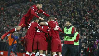 Liverpool derrotó 4-3 al Manchester City en Anfield quitándole el invicto en la Premier League