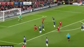 La paró de pecho y definió con un 'caño': el golazo de Mané al Manchester United en Anfield [VIDEO]