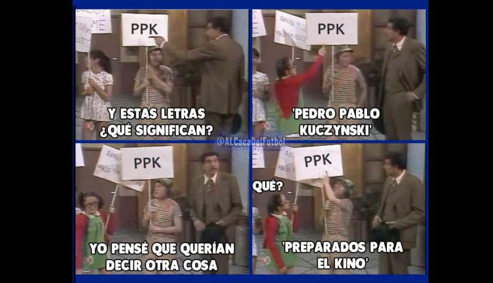 Los memes de PPK y Keiko vinculados al fútbol peruano.