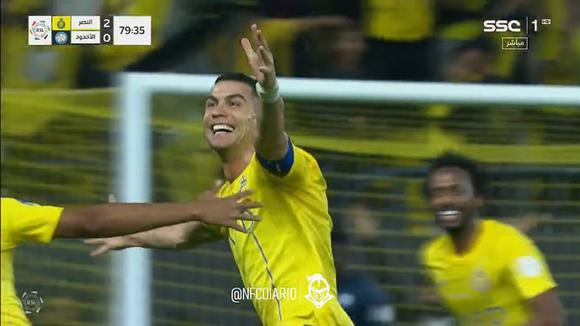 Cristiano Ronaldo anotó doblete para el 3-0 de Al Nassr vs Al Okhdood. (Video: SSC Sports)