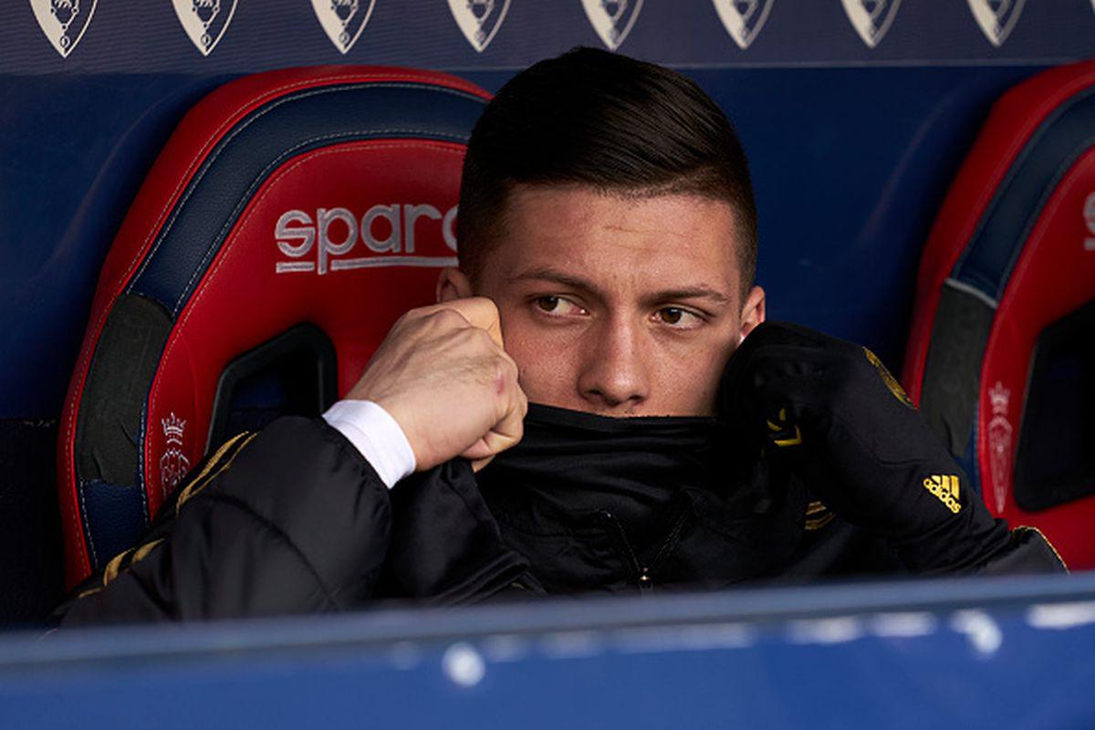 Luka Jovic juega su primera temporada con la camiseta del Real Madrid. (Foto: Getty Images)