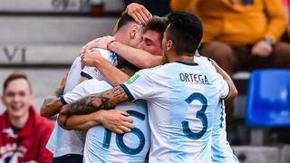 Celebra, Argentina: venció 2-0 a Portugal y clasificó a octavos de final del Mundial Sub 20 2019