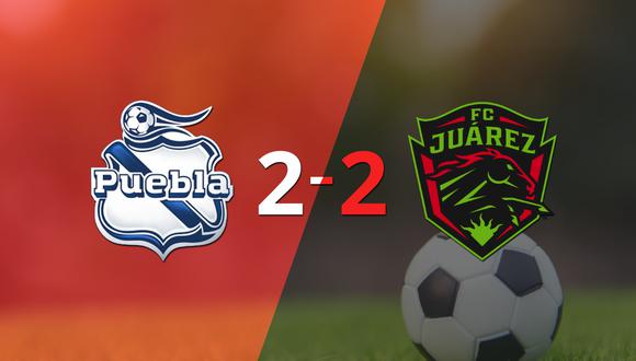 Puebla y FC Juárez igualaron 2 a 2