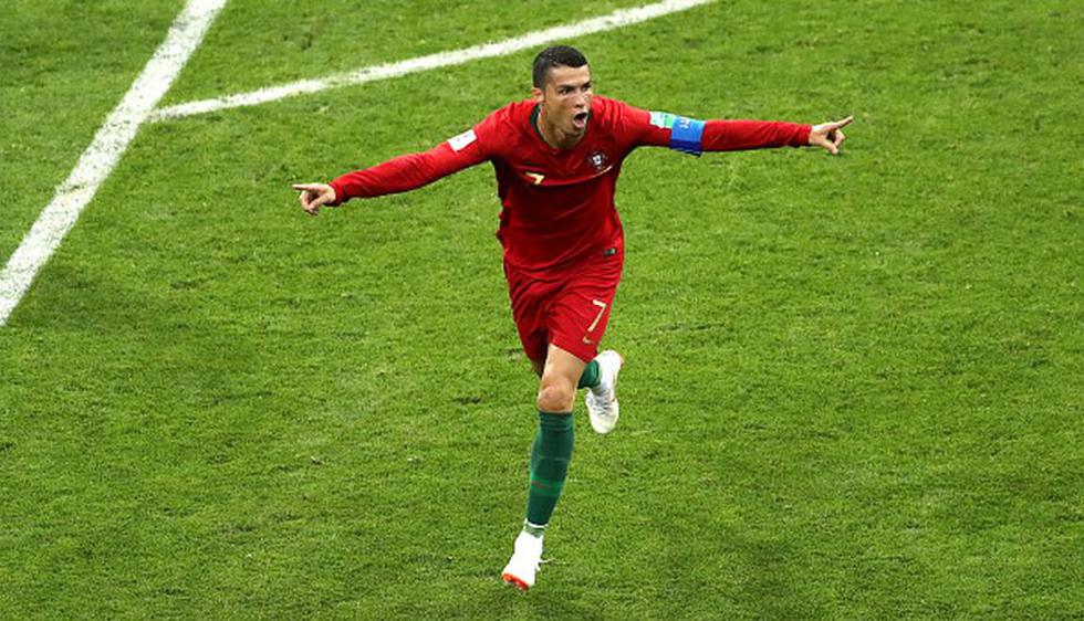 Cristiano Ronaldo marcó a los 12 y 44 minutos en el primer tiempo ante España. (Getty)