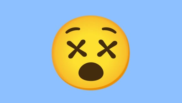 Conoce el verdadero significado de este emoji con ojos en "x" de WhatsApp. (Foto: Emojipedia)