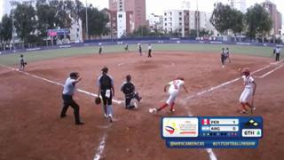 ¡Abby se lució! Peruana realizó unas de las mejores jugadas en el Panamericano Femenino Sub 17 de Sóftbol [VIDEO]